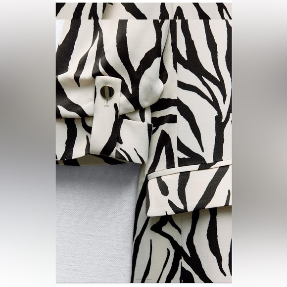 Zara blazer with rolled up sleeves size S new with tags - Picture 7 of 9